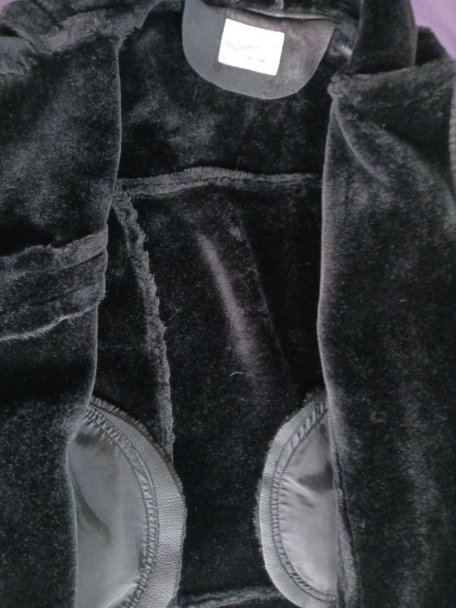 Chaqueta borreguillo negra