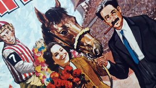 Cartel original Un día en las carreras (Marx 1937)