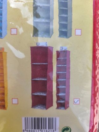 SUPER OFERTON!! ORGANIZAFORES TELA ROJO - INFANTIL