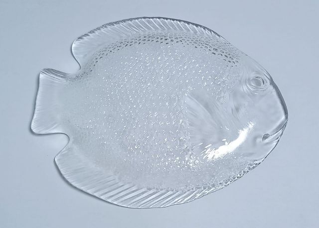 Fuente Cristal Pez Arcoroc France