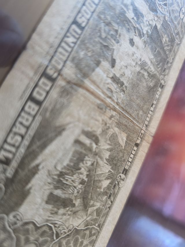 5 cruzeiros. Billete. República Brasil 1942