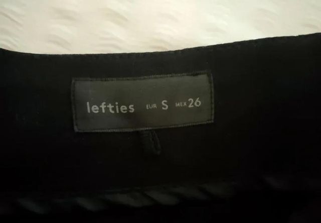 Pantalón corto Lefties negro - S