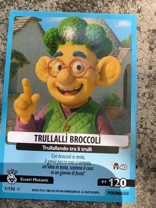 Carta Trullallì Broccoli - Esseri Mutanti