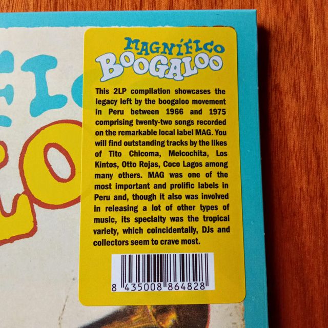 Doble LP / Magnifico Boogaloo / Vinilo