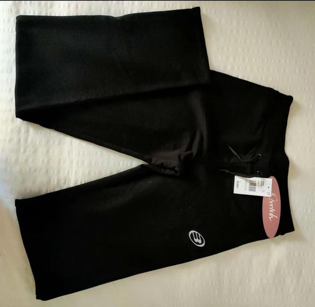 Pantalón Bullpadel Mujer Negro - Talla S
