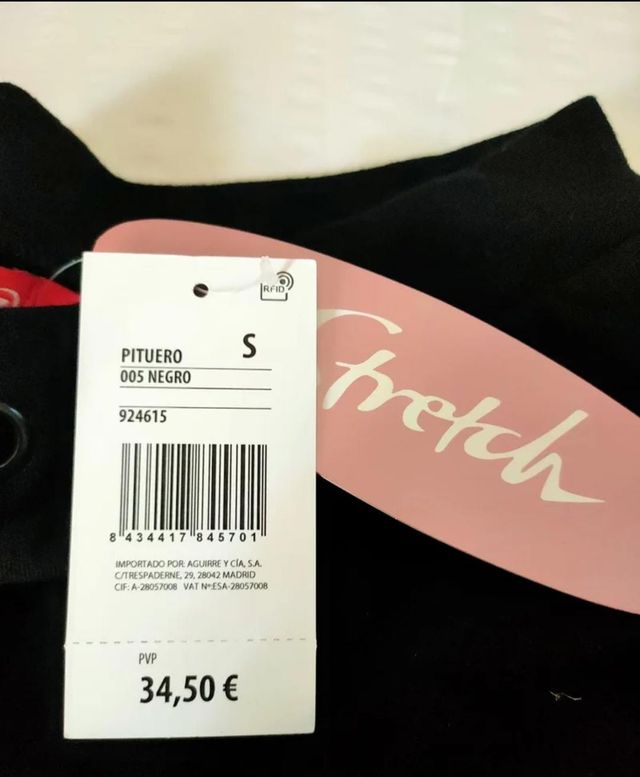 Pantalón Bullpadel Mujer Negro - Talla S