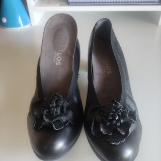 Zapatos Pitillos negros tacón