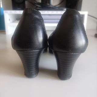 Zapatos Pitillos negros tacón