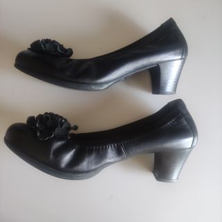 Zapatos Pitillos negros tacón