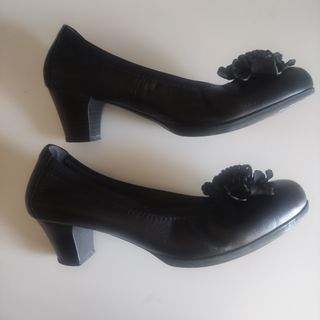 Zapatos Pitillos negros tacón