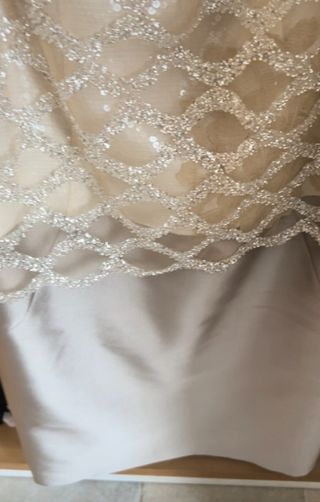 abito cerimonia beige