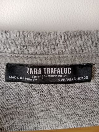 Jersey gris manga campana