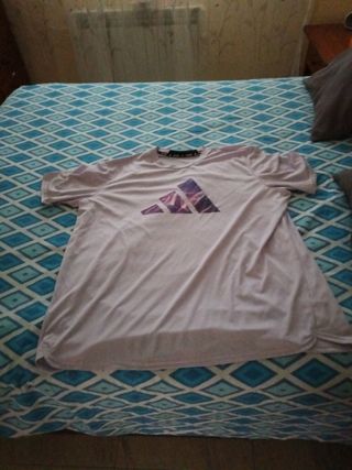 Camiseta blanca estampada