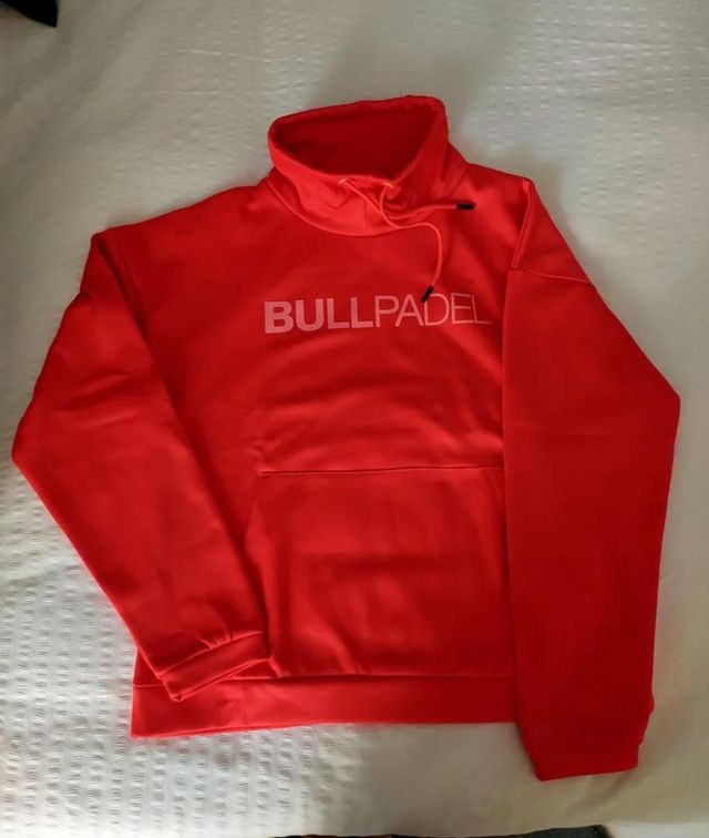 Sudadera Bullpadel mujer naranja