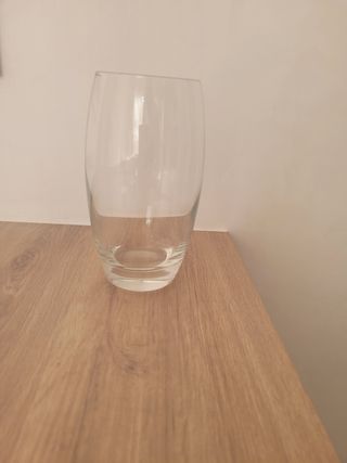12 Vasos de cristal transparentes