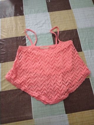 Top Bershka rosa talla XS