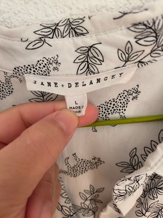 Blusa blanca rayón L