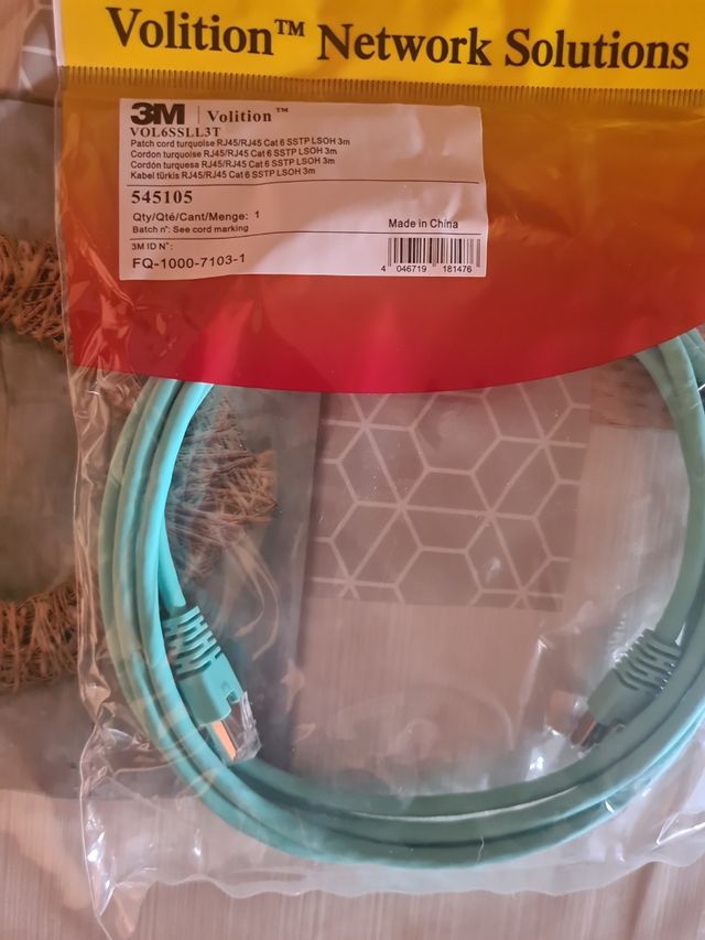 Cavo Ethernet 3M Cat6 - 9pz
