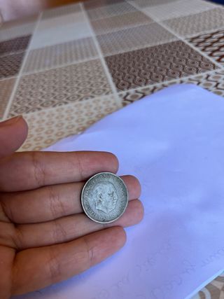 Moneda de 25 ptas Franco España 1957