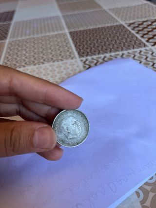 Moneda de 25 ptas Franco España 1957