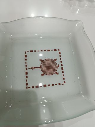 Cenicero vintage de vidrio