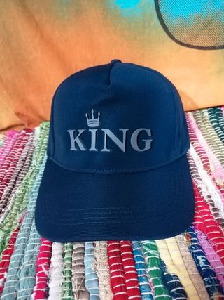 Boné King Azul - Novo - Novo Preço 