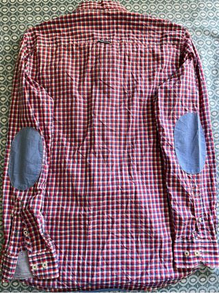 Camisa cuadros roja y azul de studio classics