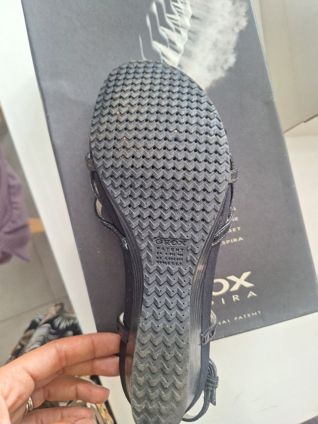 Sandalo Geox nero donna