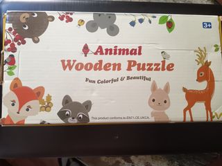 Puzzle de madera animales 