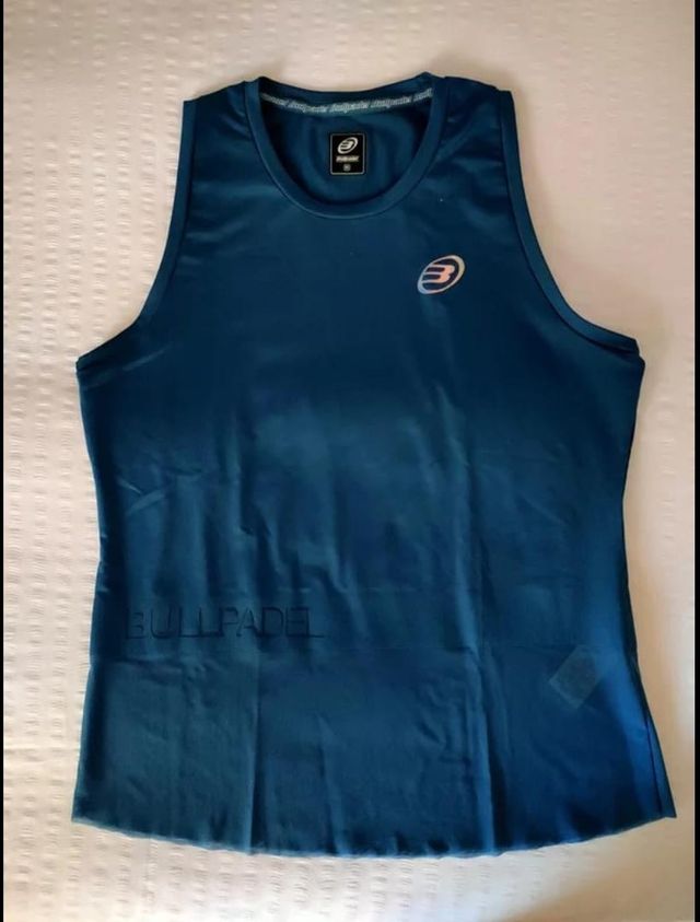Camiseta Bullpadel mujer M - Azul