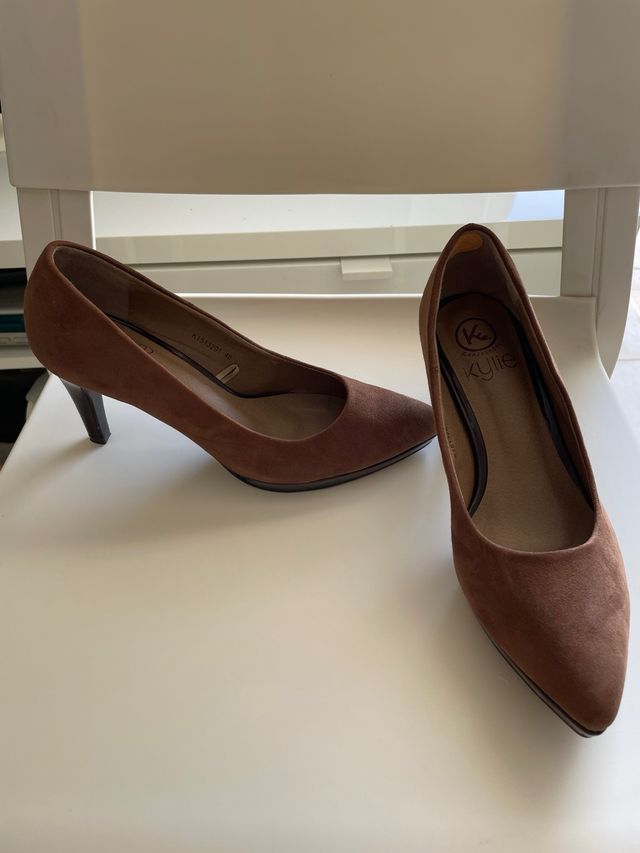 Zapatos tacón Kylie marrones talla 40