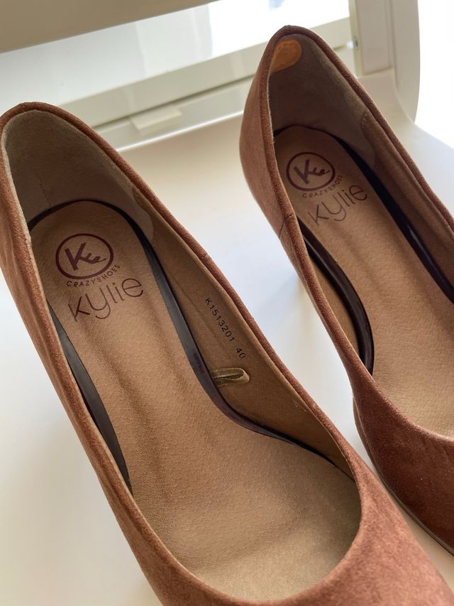 Zapatos tacón Kylie marrones talla 40
