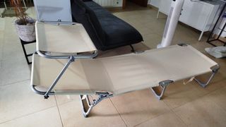 Dos tumbonas de playa sin estrenar  plegable beige