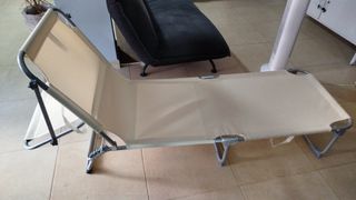 Dos tumbonas de playa sin estrenar  plegable beige