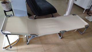 Dos tumbonas de playa sin estrenar  plegable beige
