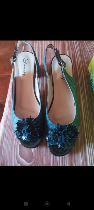 Zapatos Yameiji azules nº 39