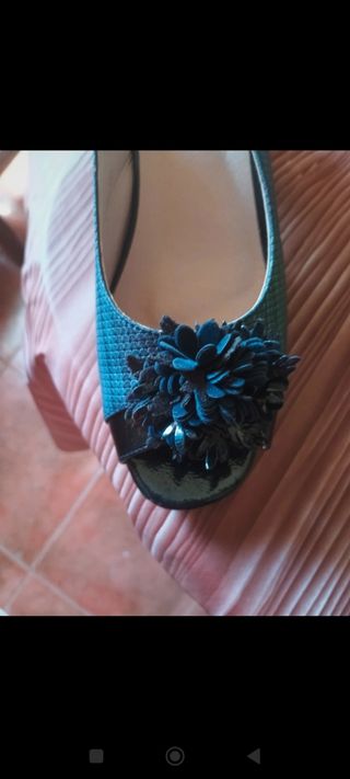 Zapatos Yameiji azules nº 39