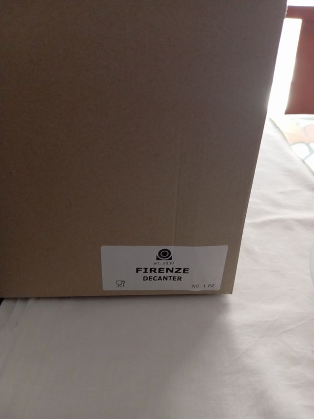 Decantador vino - Cristal