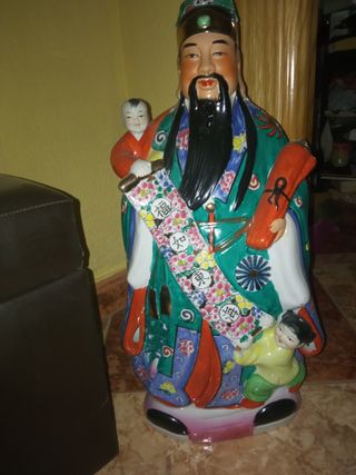 Pareja figuras porcelana multicolor