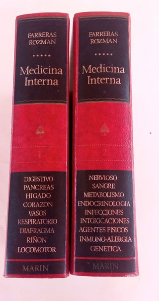 Medicina Interna. Libros antiguos