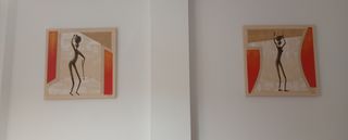 2 Cuadros Abstractos - Acrílico