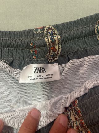 Bañador Zara L - Pantalones Cortos