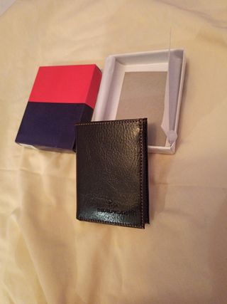 Cartera Piel Negra - Bolsillo