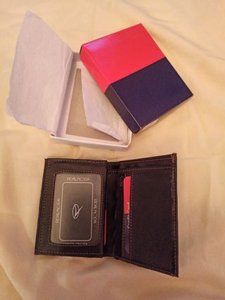 Cartera Piel Negra - Bolsillo