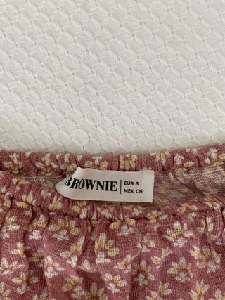 Blusa Brownie Rosa Talla S