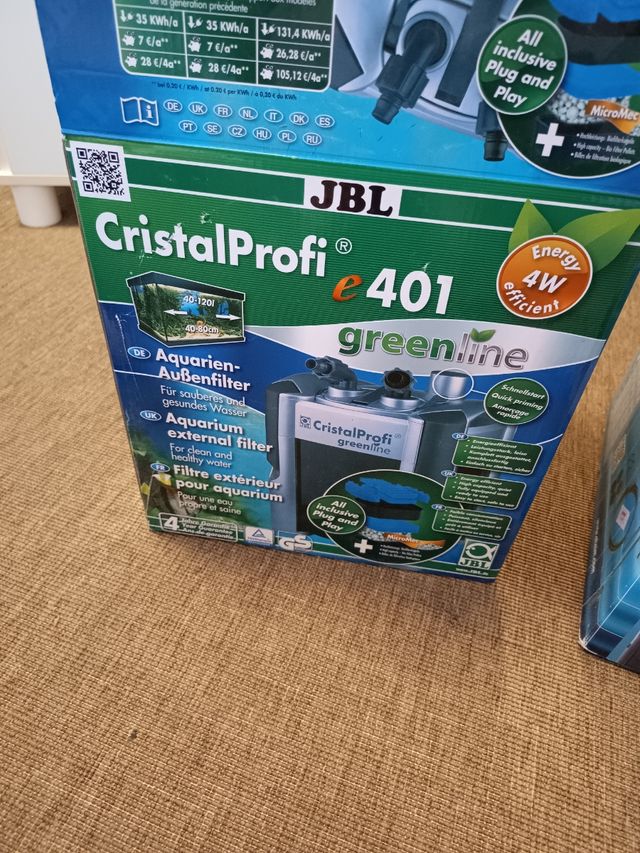 Filtro acuario JBL CristalProfi e401