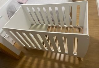 Cuna bebé blanca - Maxi Cuna