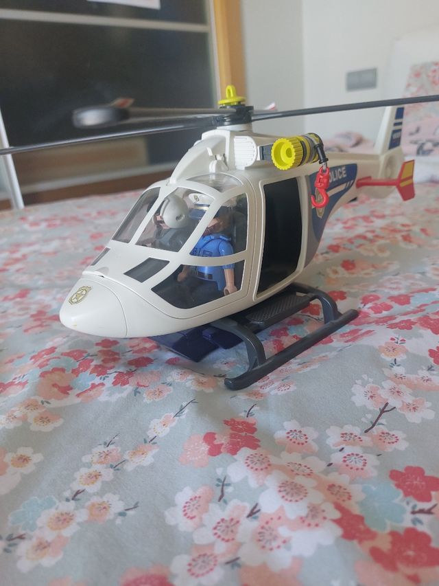 Helicóptero Playmobil policía
