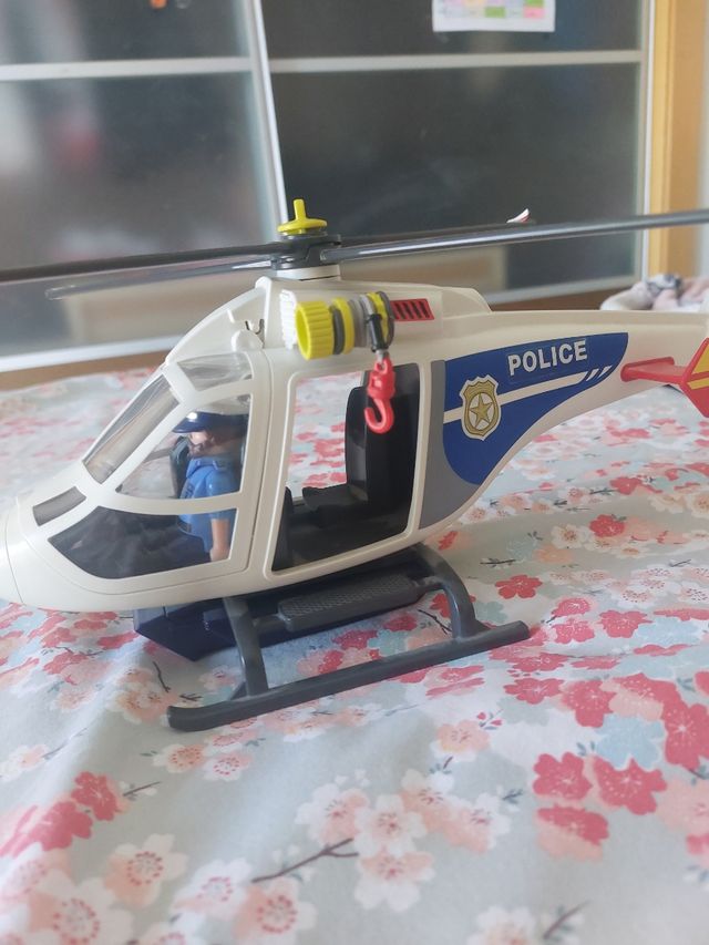 Helicóptero Playmobil policía