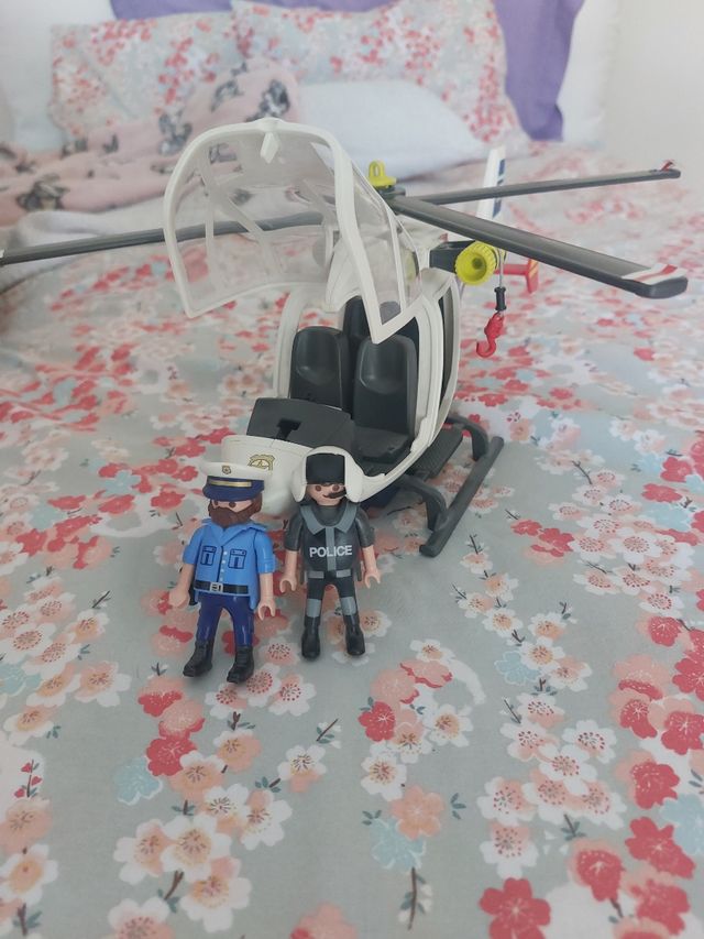 Helicóptero Playmobil policía